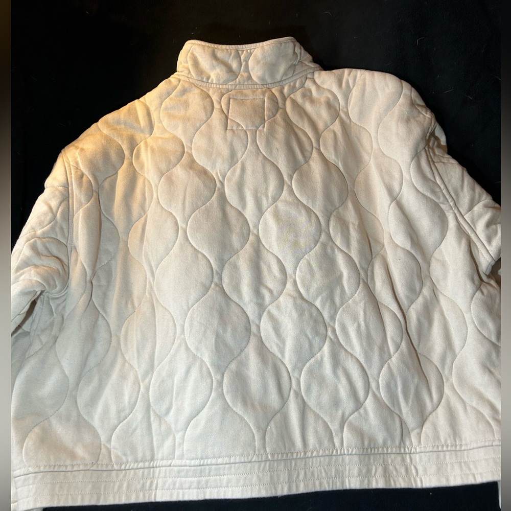 Sanctuary Padded Quilted Full Zip Jacket in Toasted Marshmallow/Tan - Sz 2X -NWT - Picture 8 of 10